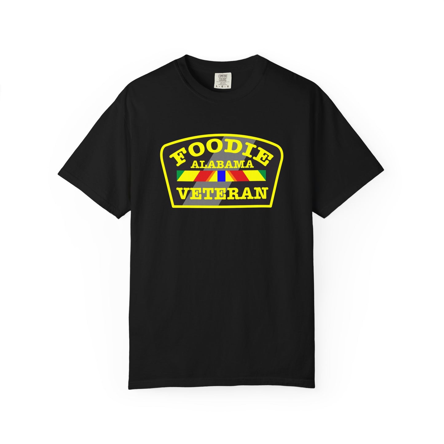 L.O.E.F Foodie Veteran ALABAMA Unisex Tee Shirt (Yellow)