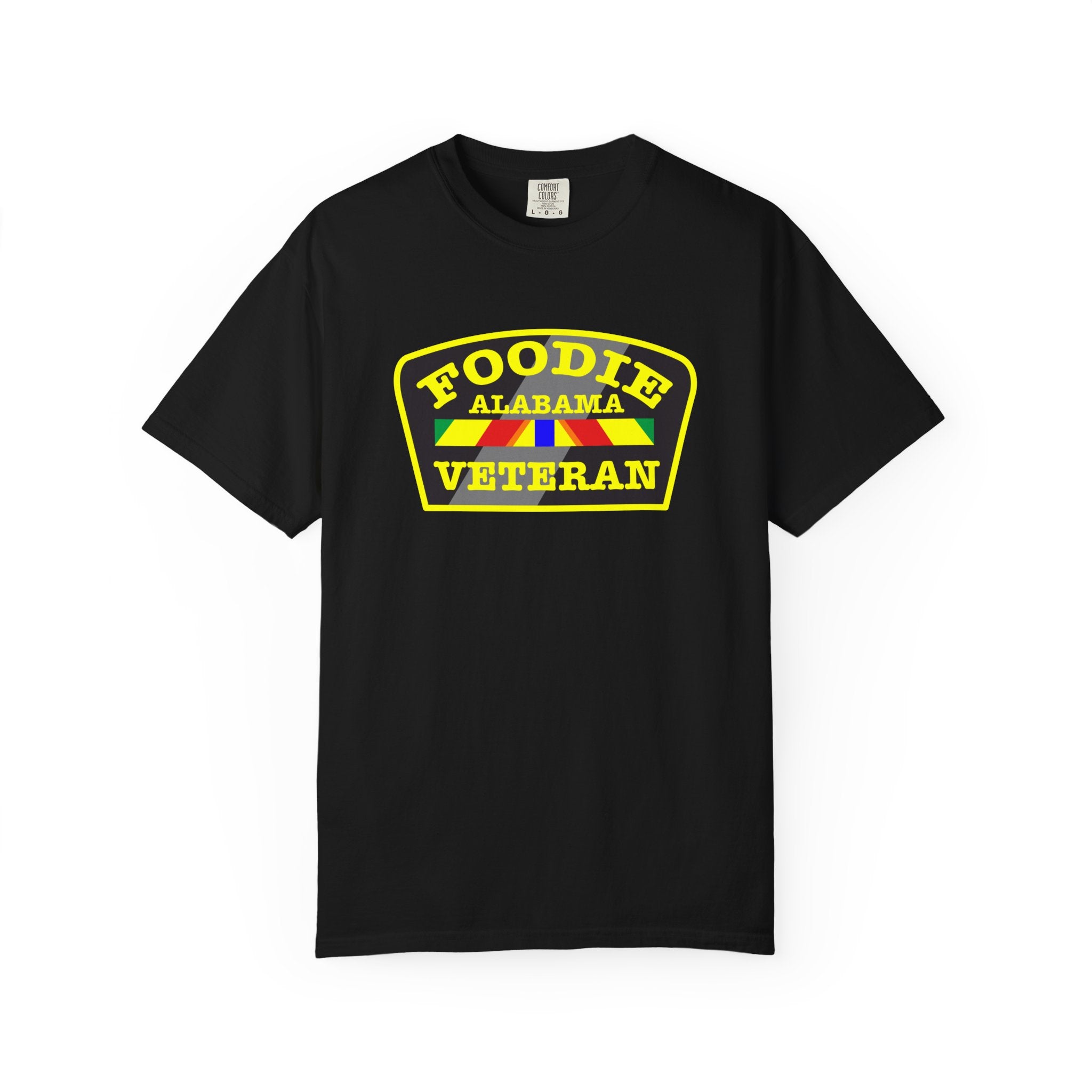 L.O.E.F Foodie Veteran ALABAMA Unisex Tee Shirt (Yellow)