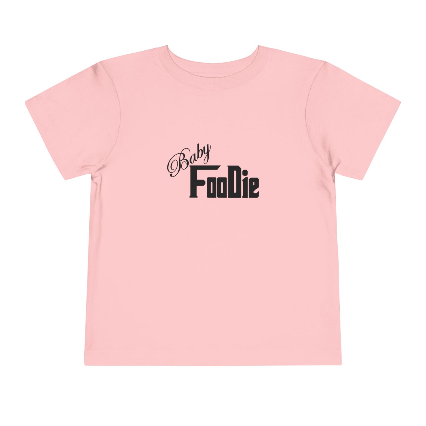L.O.E.F Baby Foodie Toddler Short Sleeve Tee Shirt (Black)