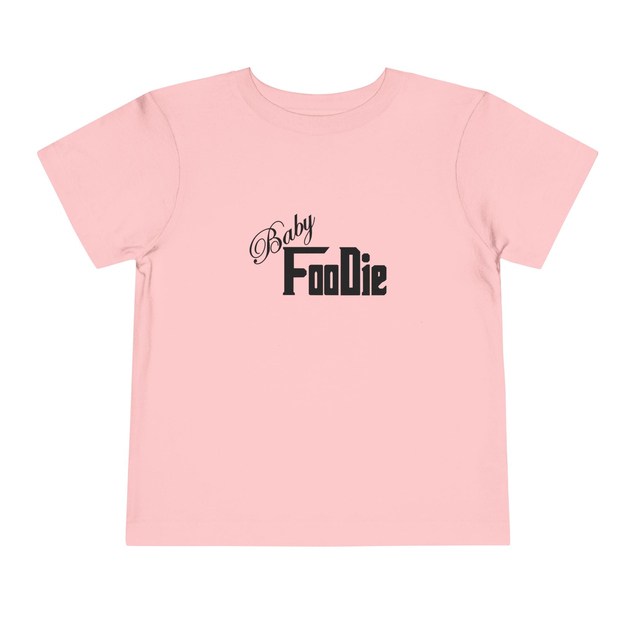 L.O.E.F Baby Foodie Toddler Short Sleeve Tee Shirt (Black)