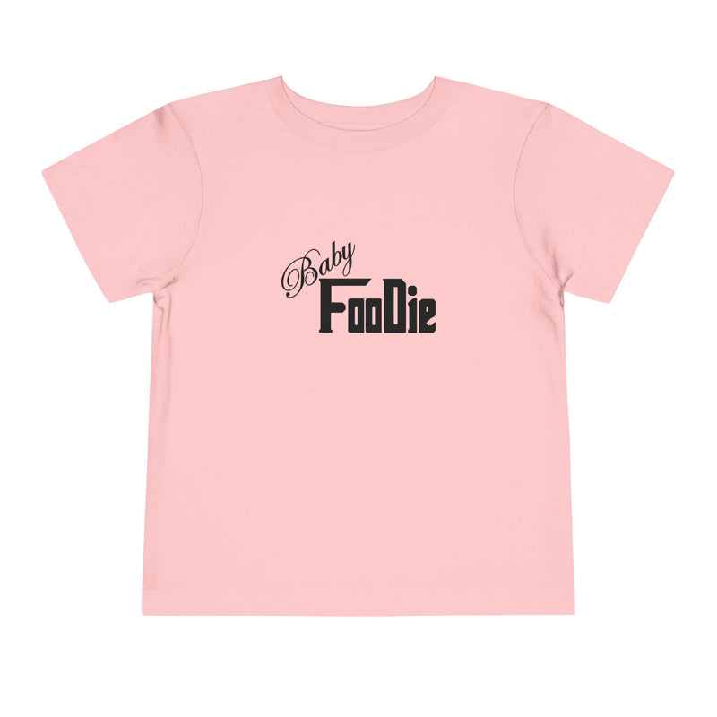 L.O.E.F Baby Foodie Toddler Short Sleeve Tee Shirt (Black)