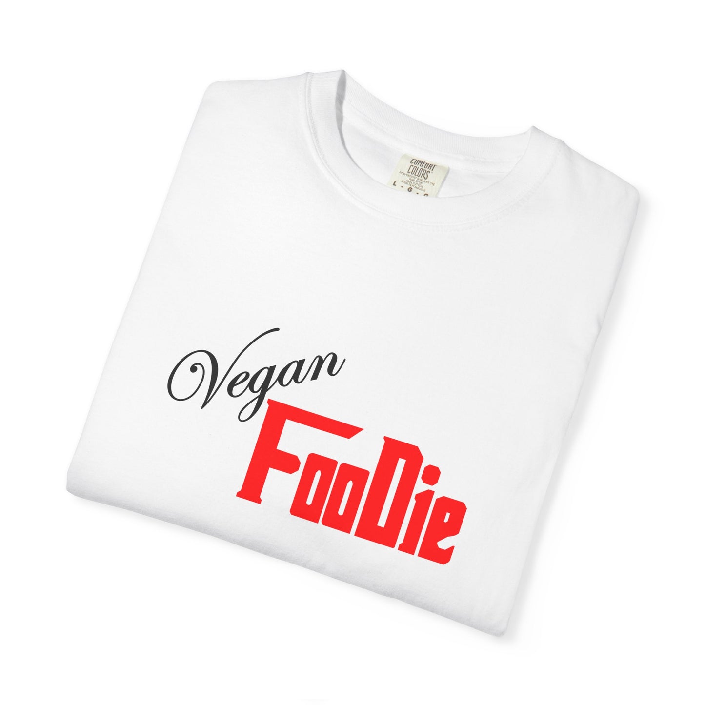 L.O.E.F Unisex Vegan Foodie Tee Shirt (Fiery Red)