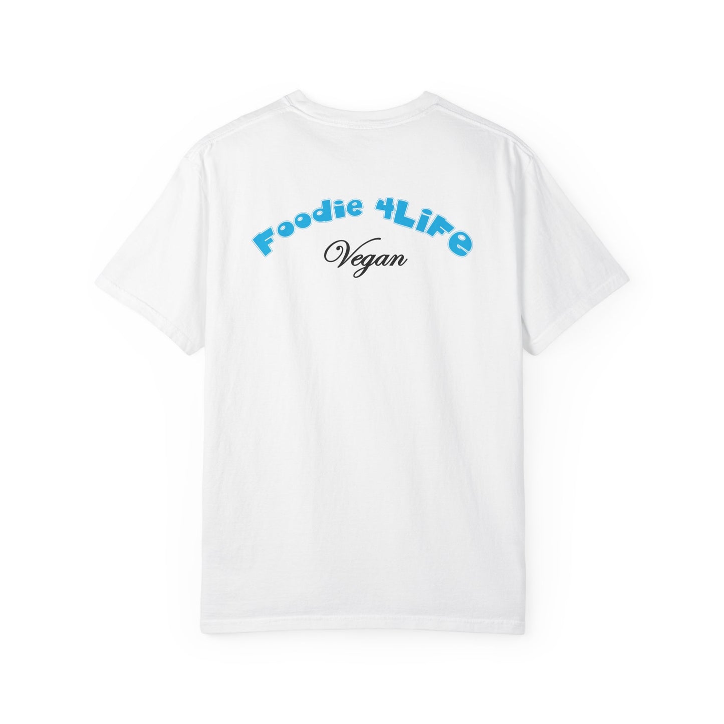 L.O.E.F Foodie 4Life Vegan Unisex Tee Shirt (Sky Blue)