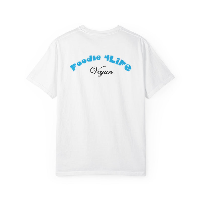 L.O.E.F Foodie 4Life Vegan Unisex Tee Shirt (Sky Blue)