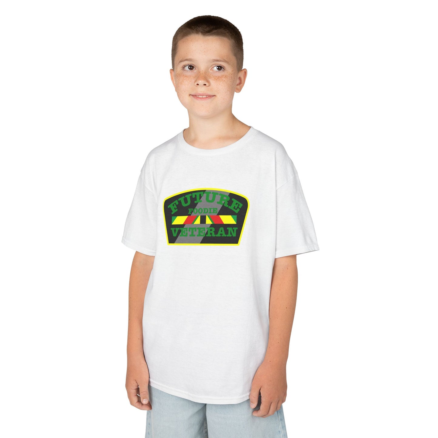 L.O.E.F Future Foodie Veteran Kids Tee Shirt (Green)