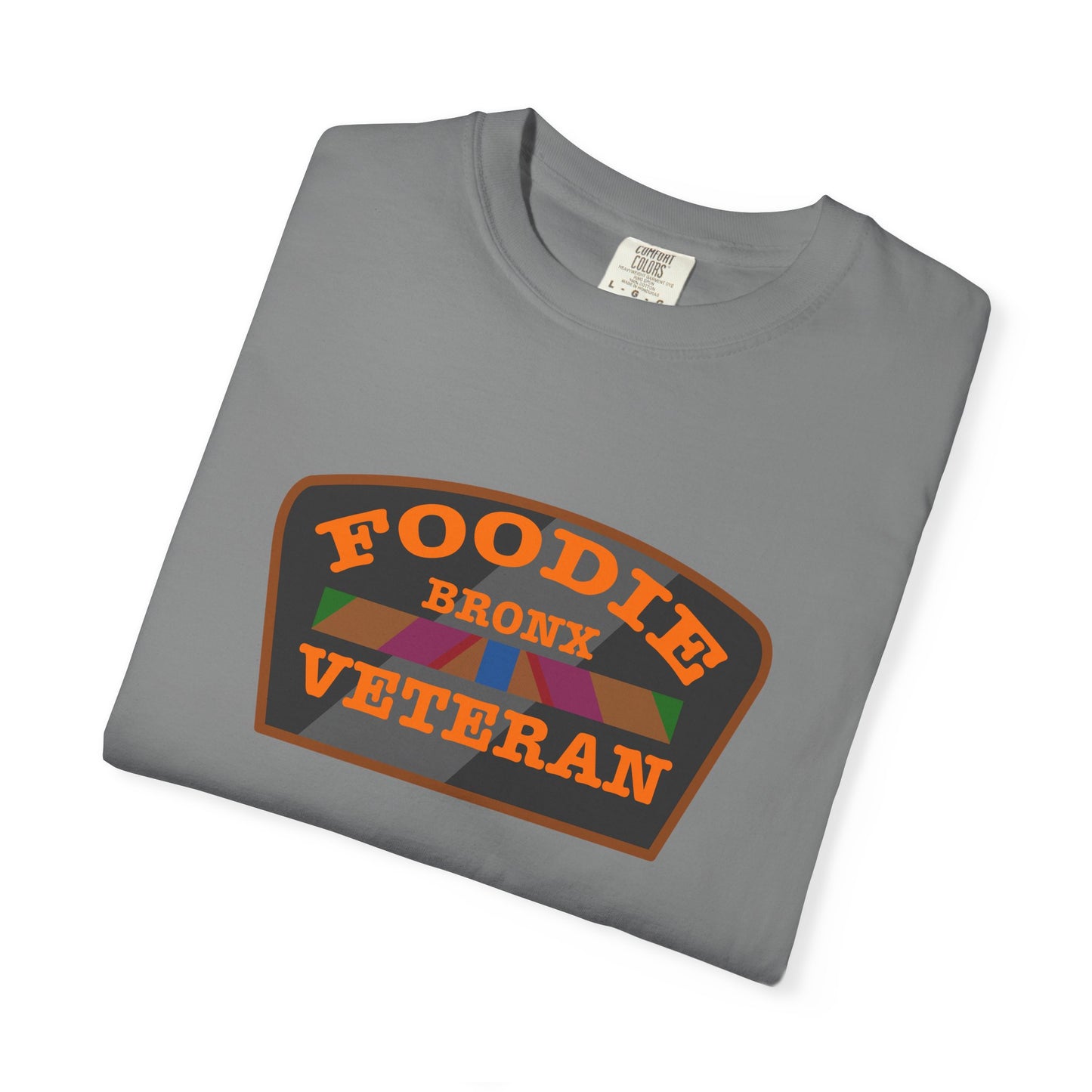 L.O.E.F Foodie Veteran Bronx Unisex Tee Shirt (Orange)