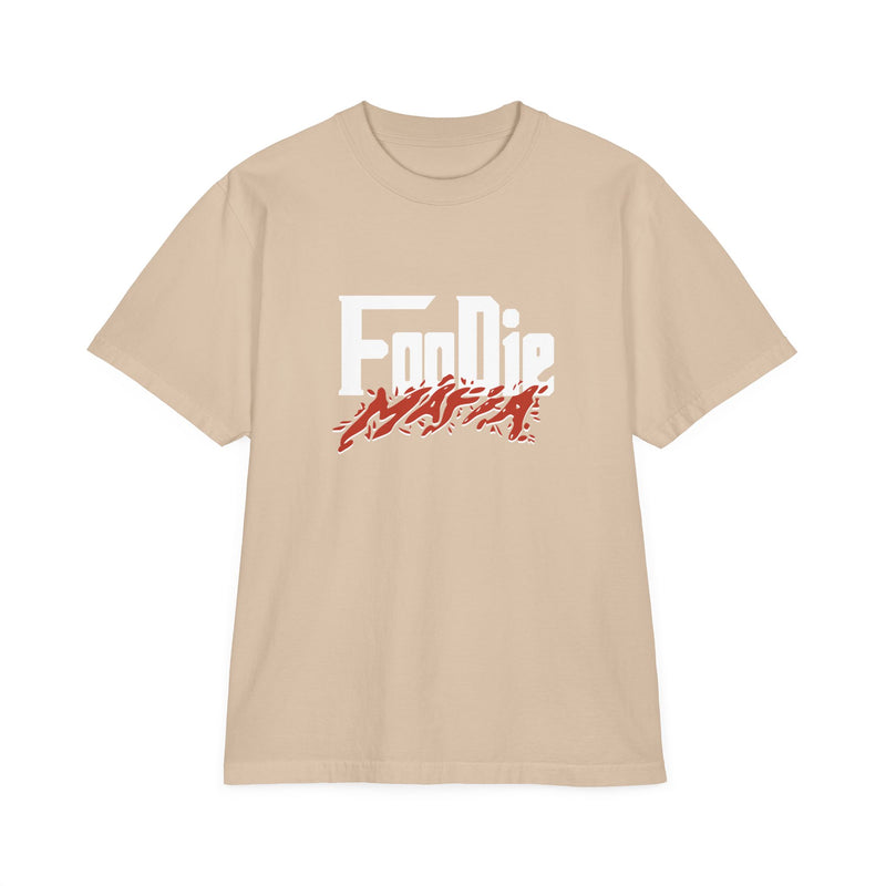 L.O.E.F White Foodie Mafia Unisex Tee shirt (Blood Orange)