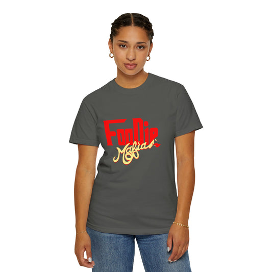 L.O.E.F Red Foodie Mafia Unisex Tee Shirt (Soft Yellow)
