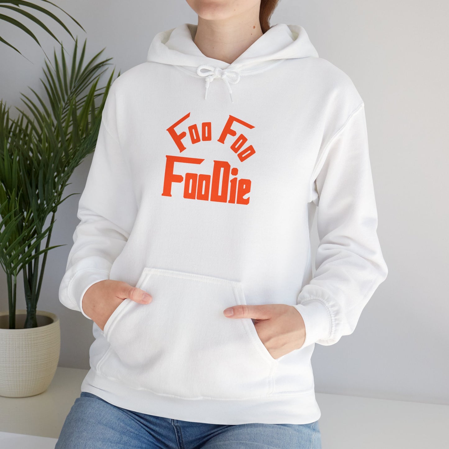 L.O.E.F Unisex Hooded Sweatshirt (Neon Orange)