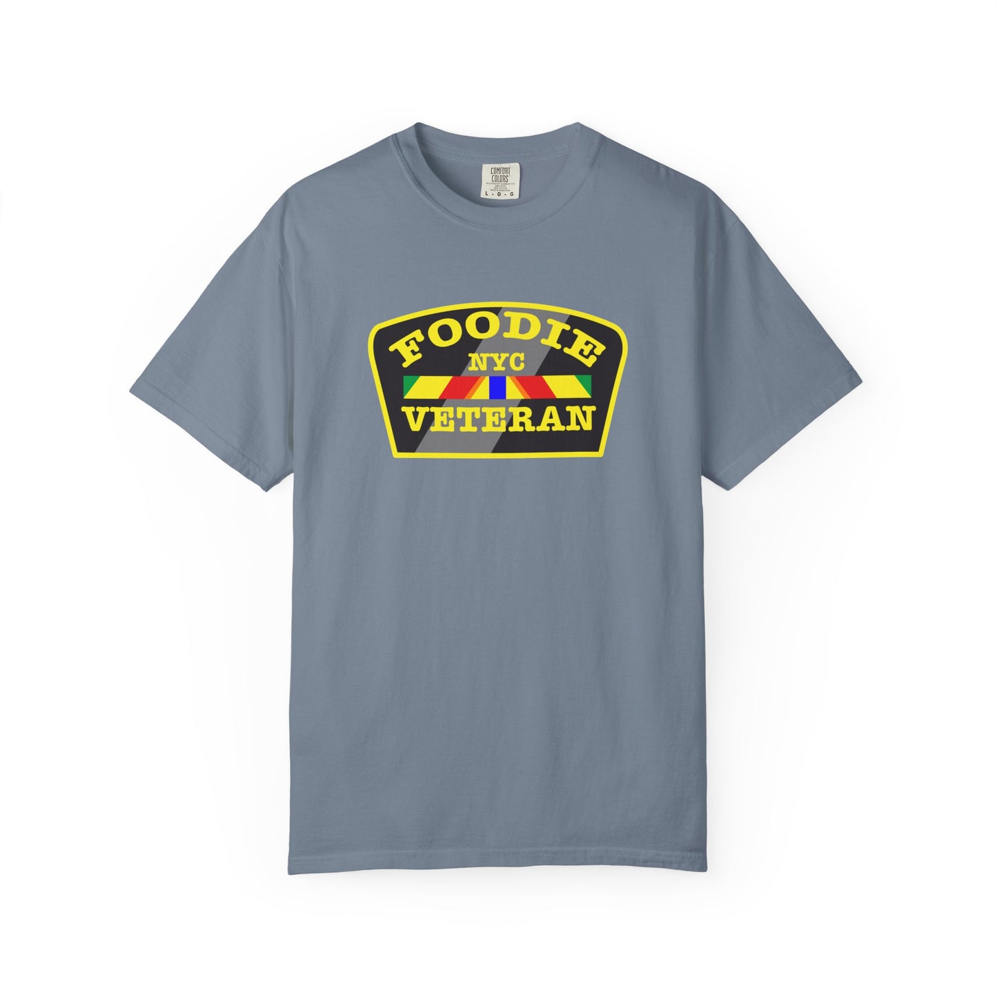 L.O.E.F Foodie Veteran NYC Unisex Tee Shirt (Yellow)