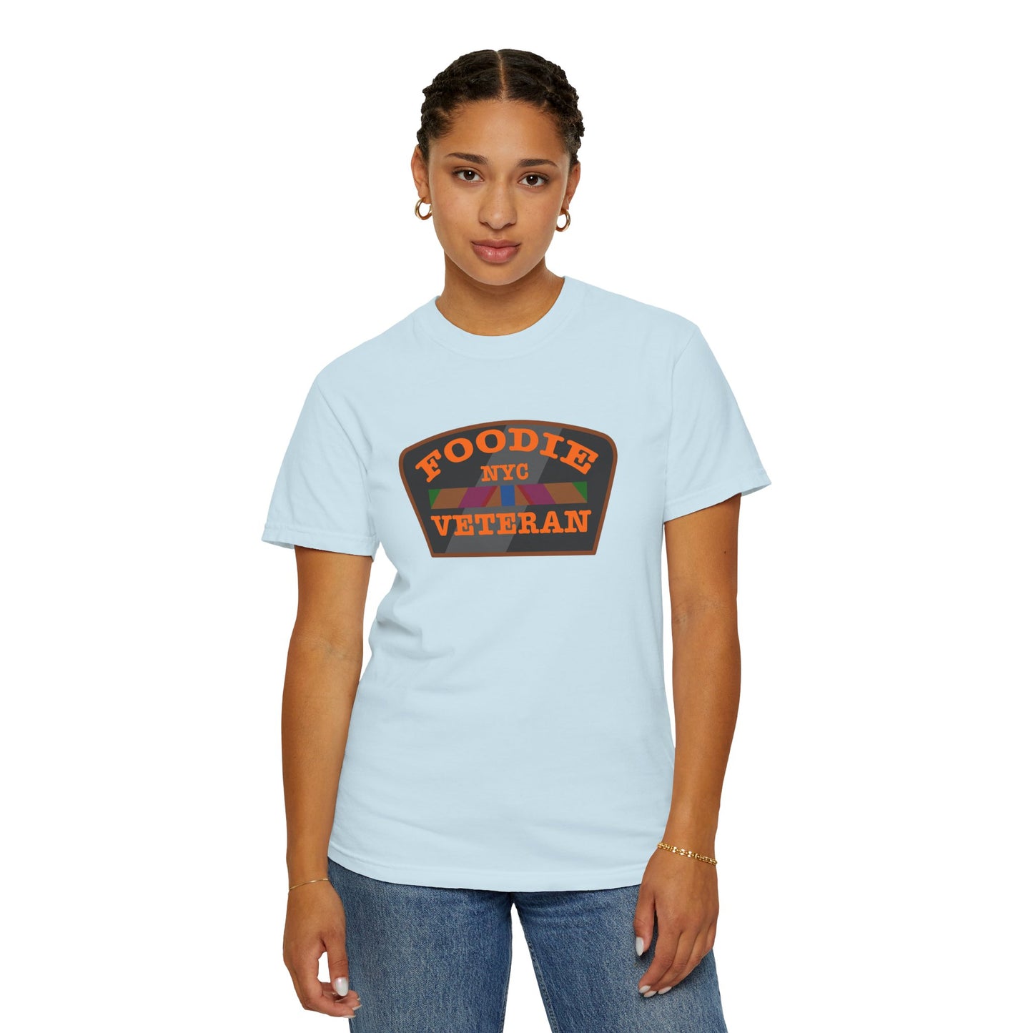 L.O.E.F Foodie Veteran NYC Unisex Tee Shirt (Orange)