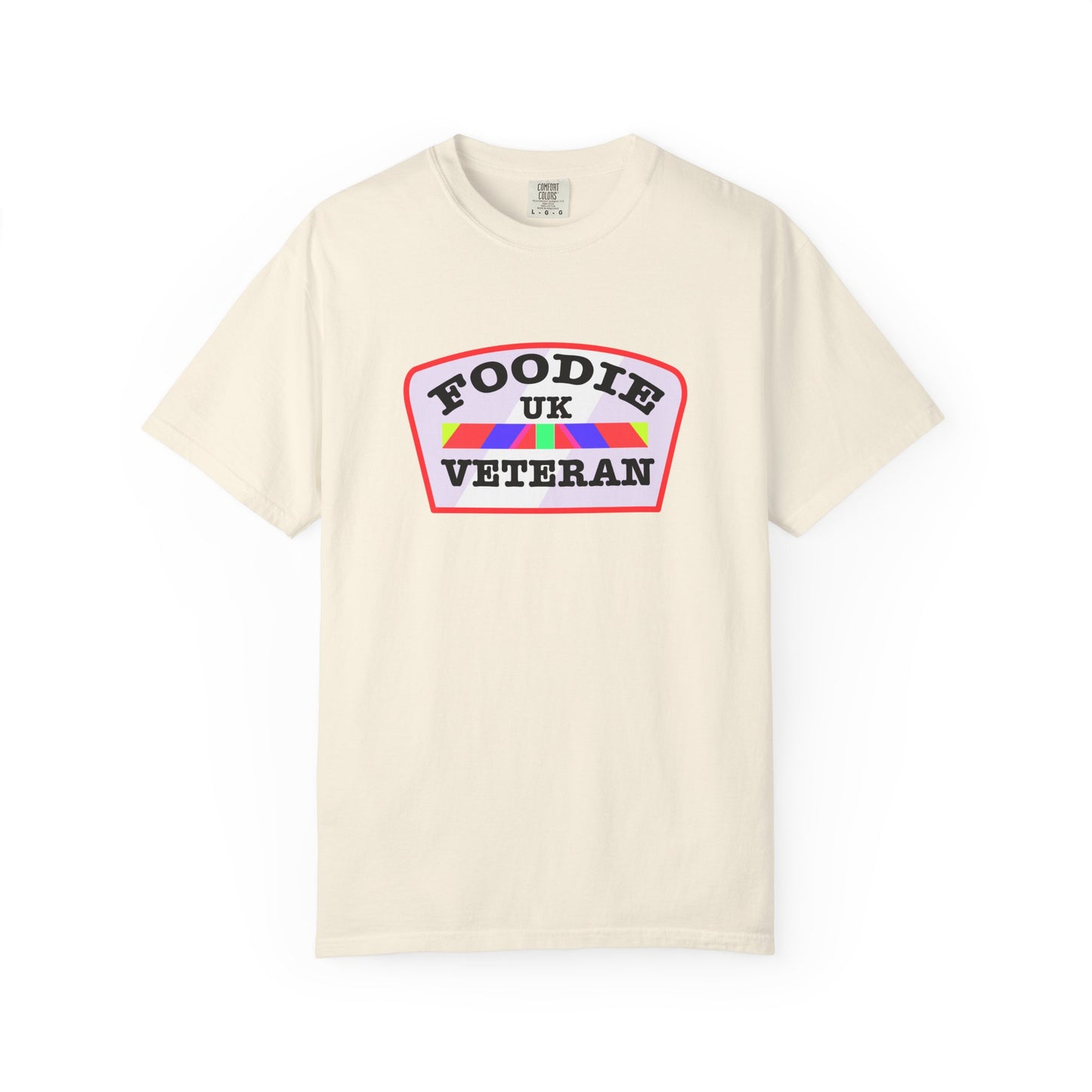 L.O.E.F Foodie Veteran UK Unisex Tee Shirt (Soft Pink)