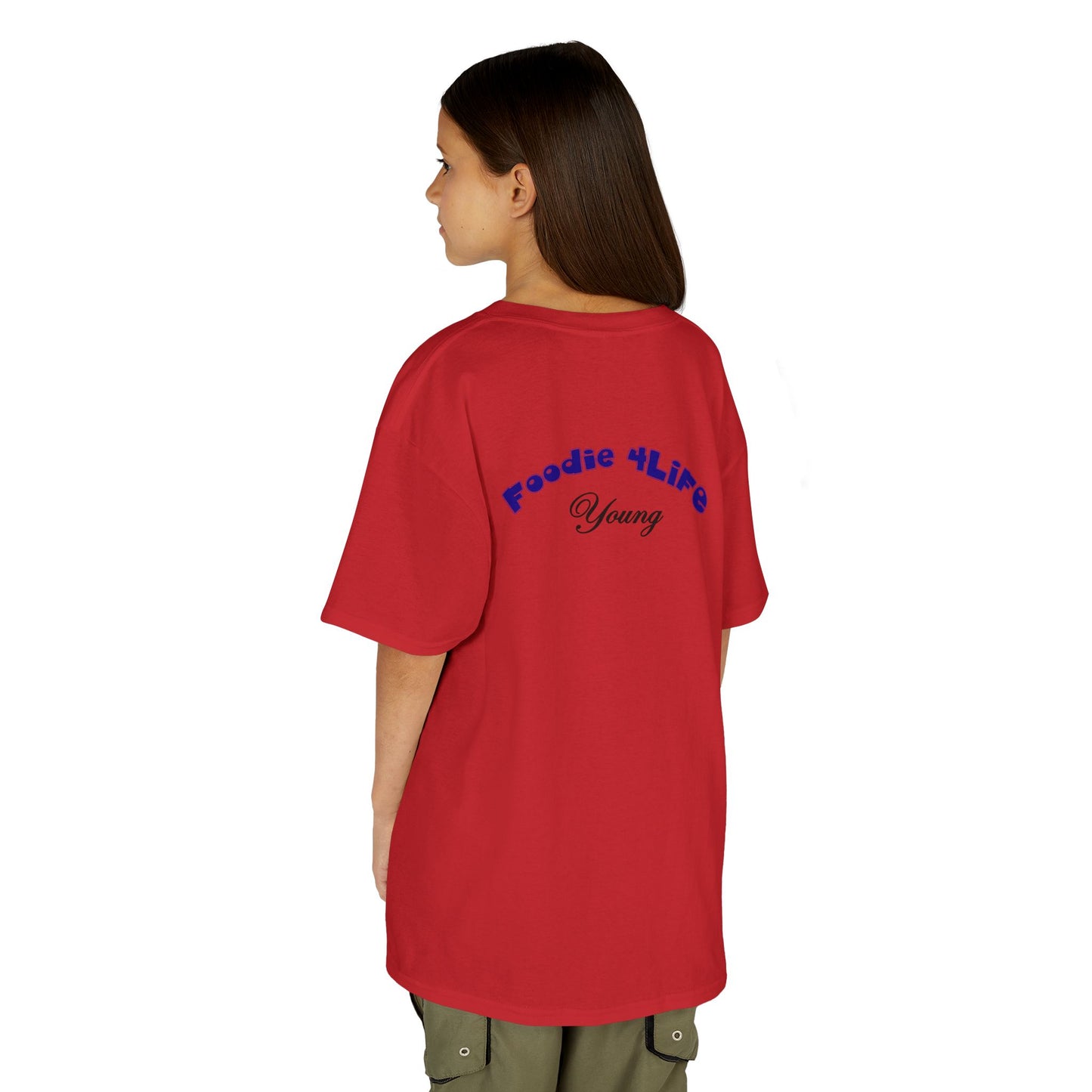 L.O.E.F Foodie 4Life Young Tee Shirt  (Dark Blue)
