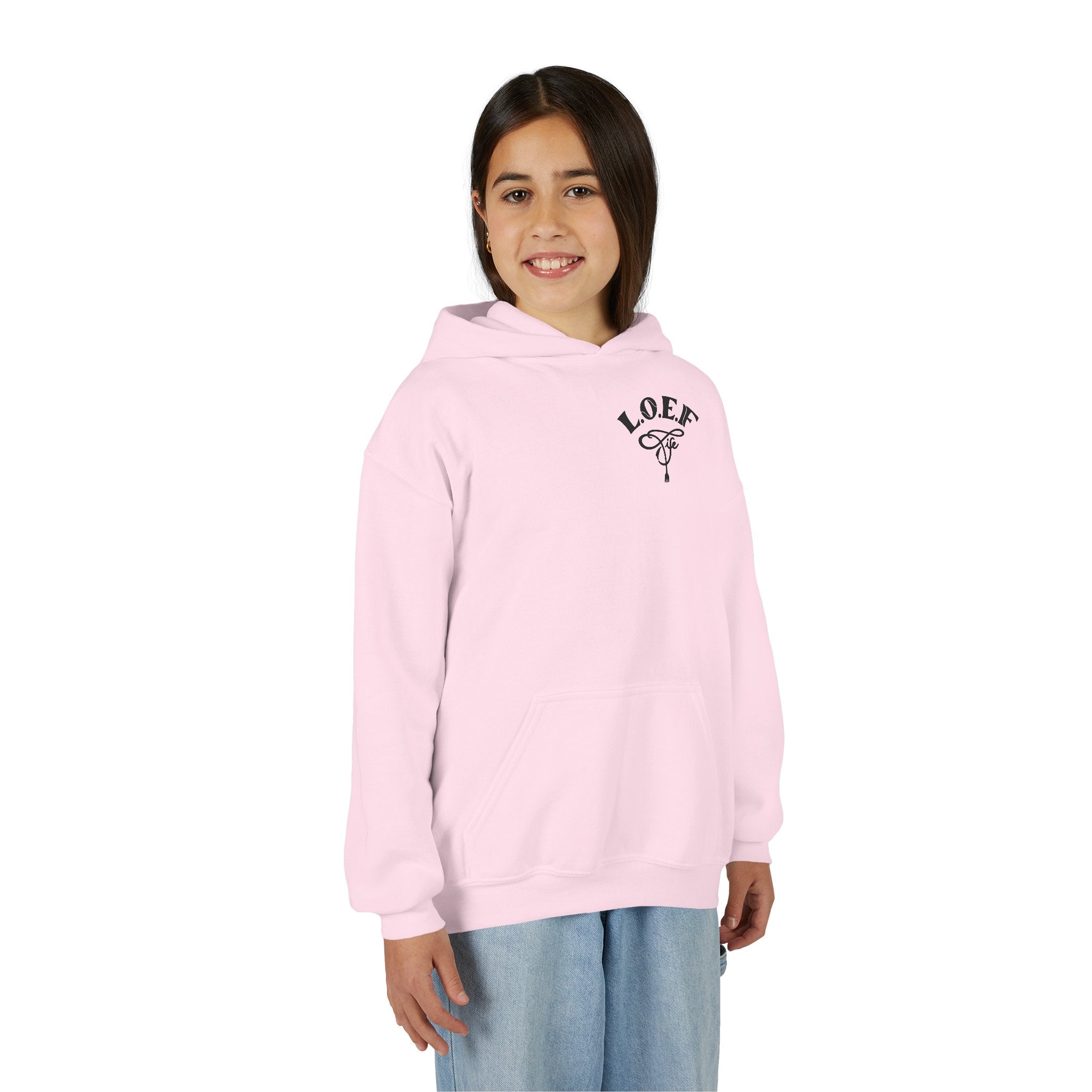 L.O.E.F Foodie 4Life Young Hoodie (Violet)