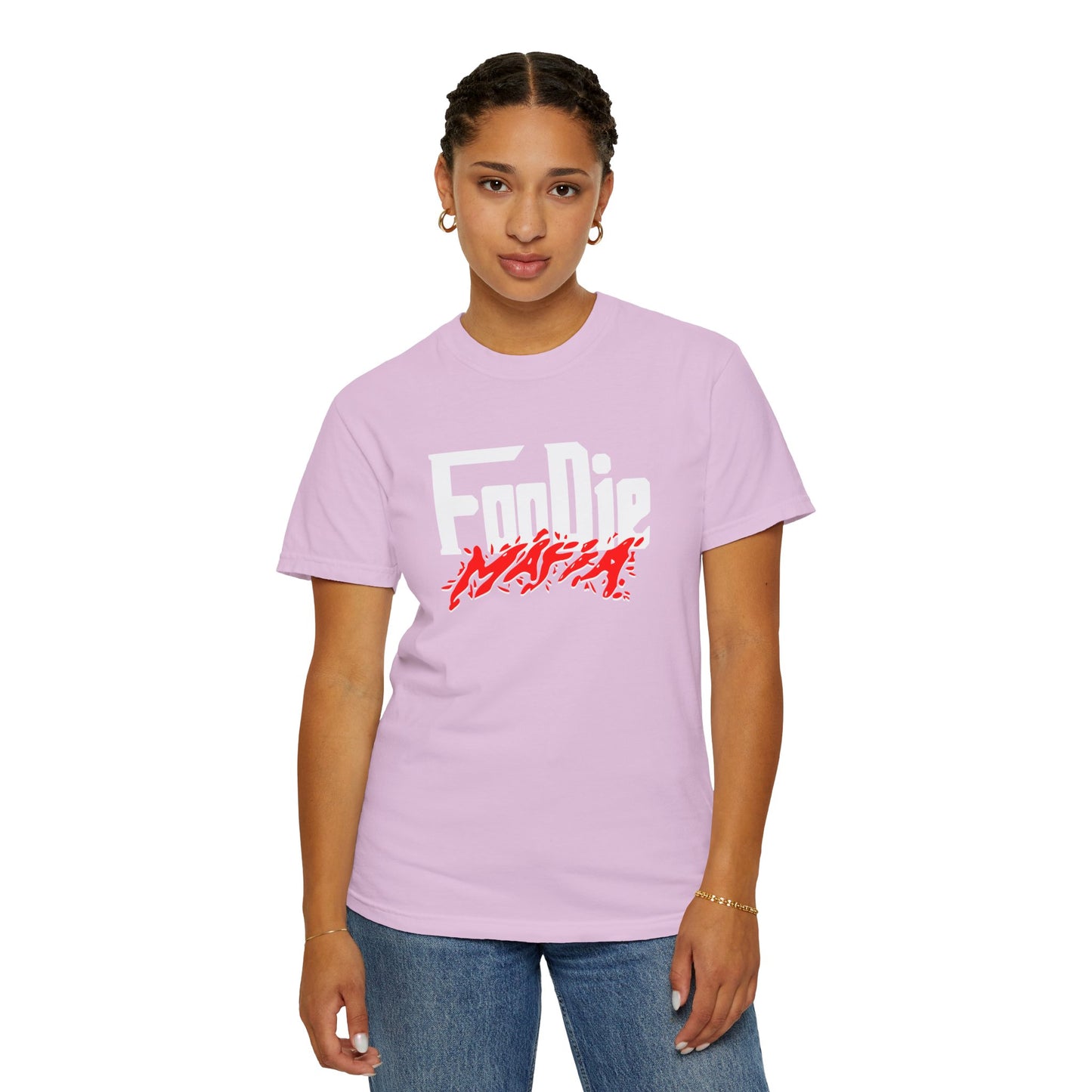 L.O.E.F Foodie Mafia Unisex Tee Shirt  (Red)