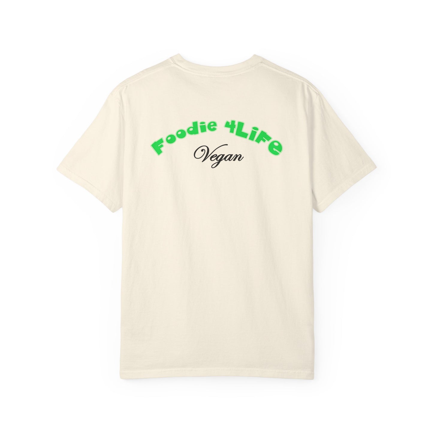 L.O.E.F Foodie 4Life Vegan Unisex Tee Shirt (Machalite Green)