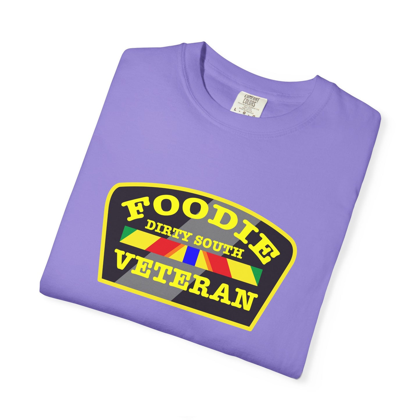 L.O.E.F Foodie Veteran DIRTY SOUTH Unisex Tee Shirt (Yellow)