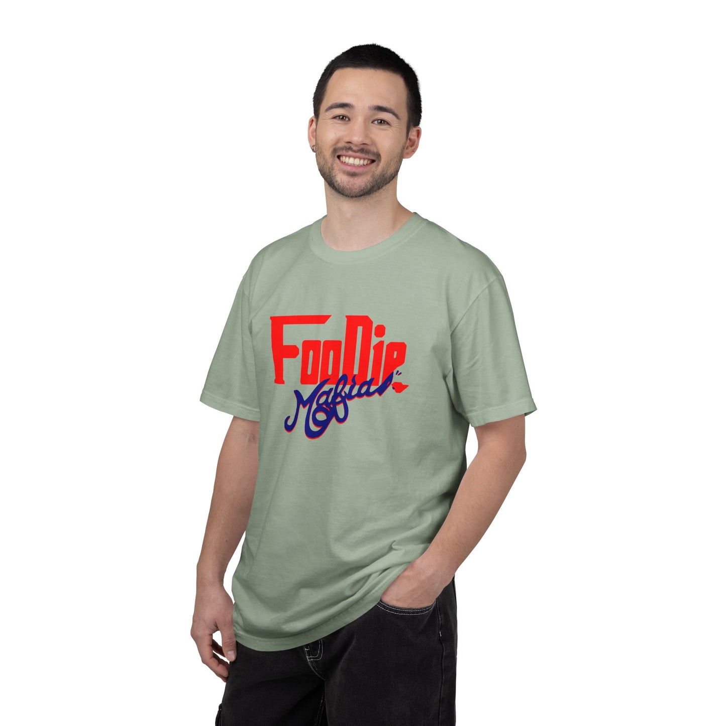 L.O.E.F Red Foodie Mafia Unisex Tee shirt (Dark Blue)