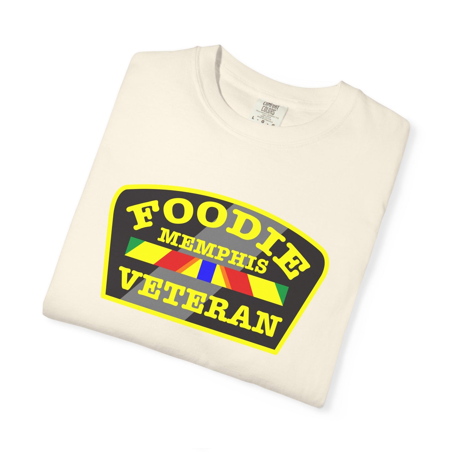 L.O.E.F Foodie Veteran MEMPHIS Unisex Tee Shirt (Yellow)