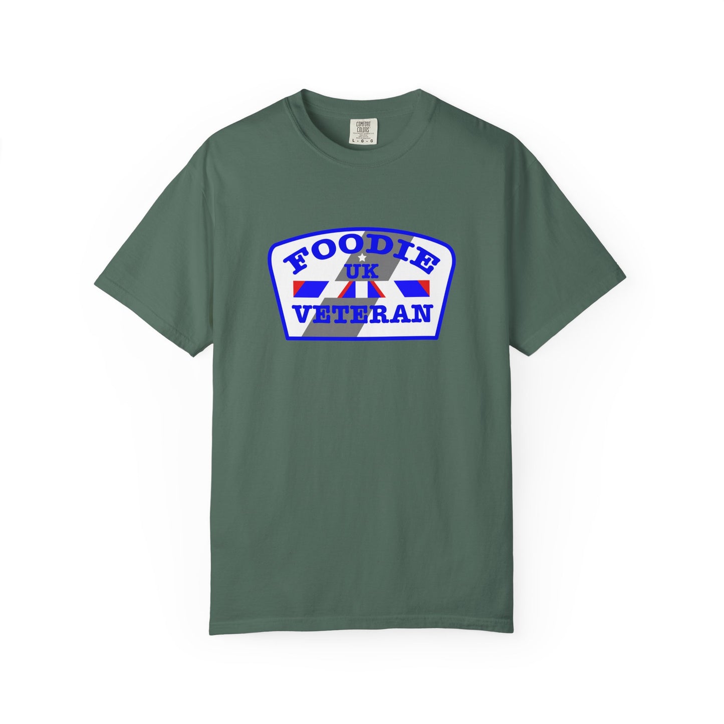L.O.E.F Foodie Veteran UK Unisex Tee Shirt (Blue)