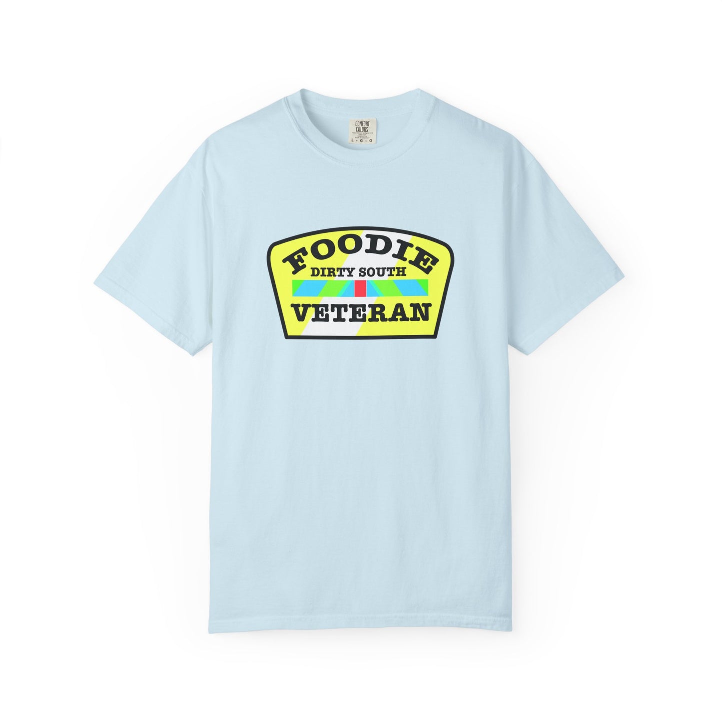 L.O.E.F Foodie Veteran DIRTY SOUTH Unisex Tee Shirt (Yellow and Black)
