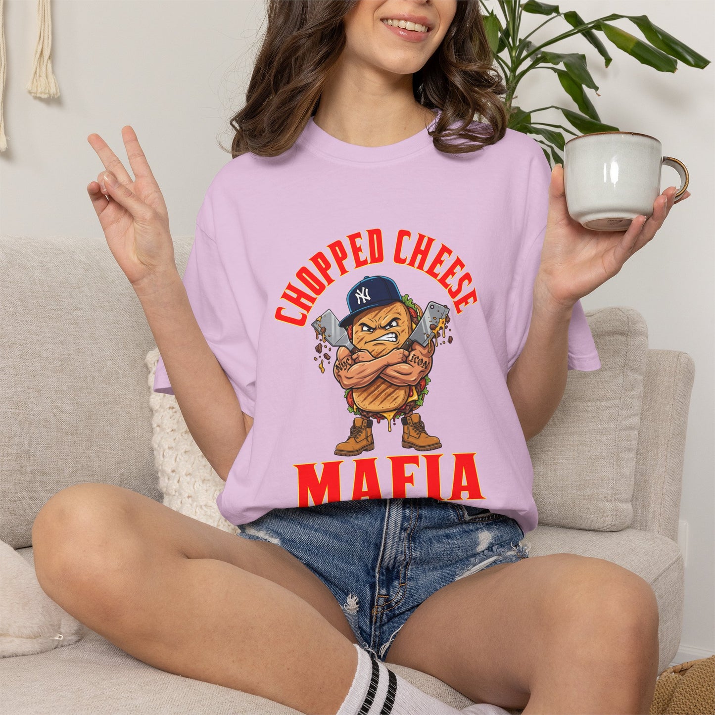L.O.E.F Mafia Chopped Cheese Unisex Tee Shirt
