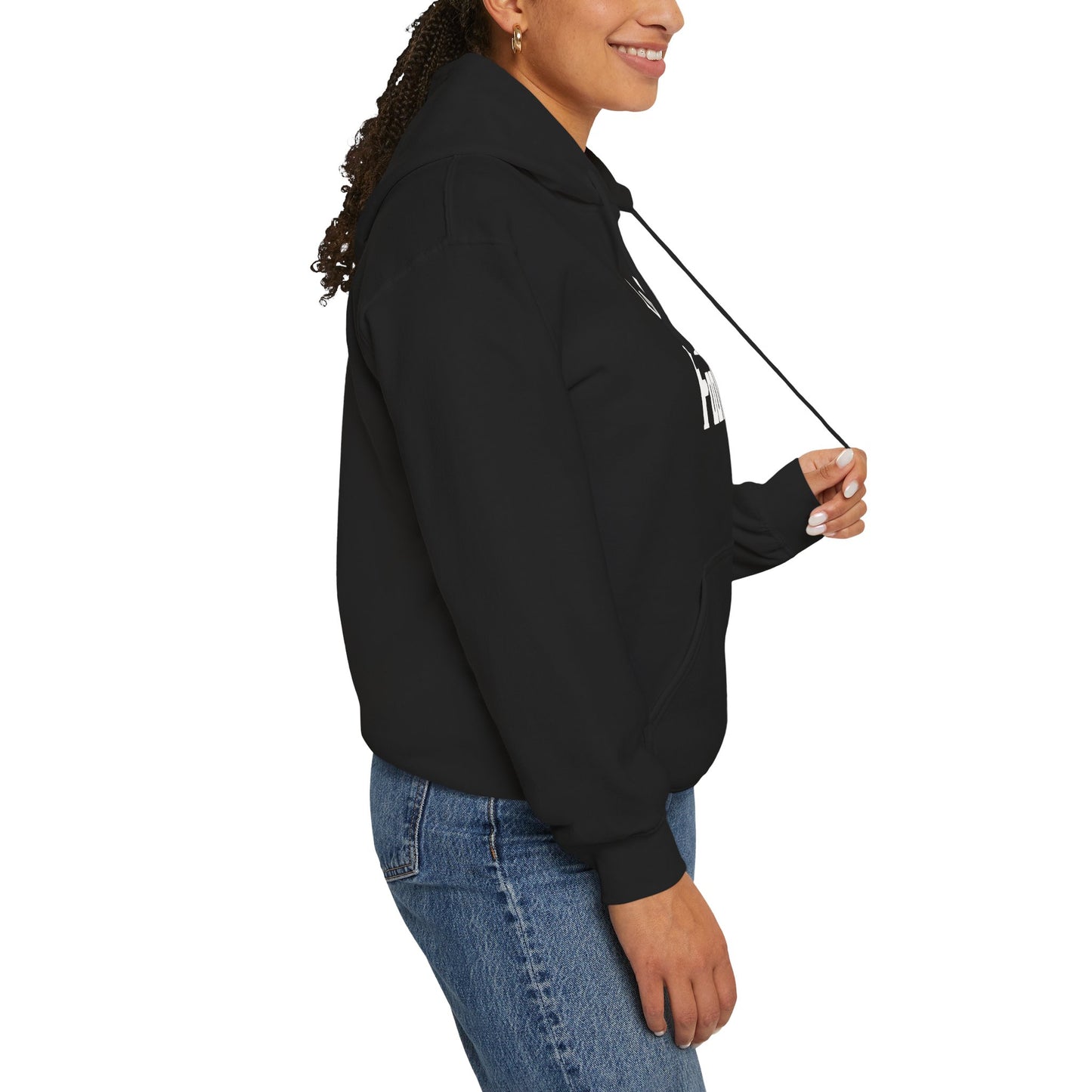 L.O.E.F Unisex Hooded Sweatshirt (White)