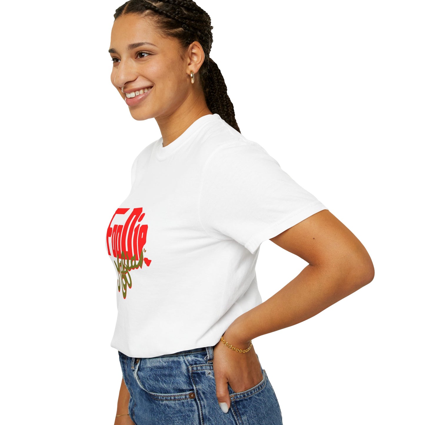 L.O.E.F Red Foodie Mafia Unisex Tee Shirt (Olive)