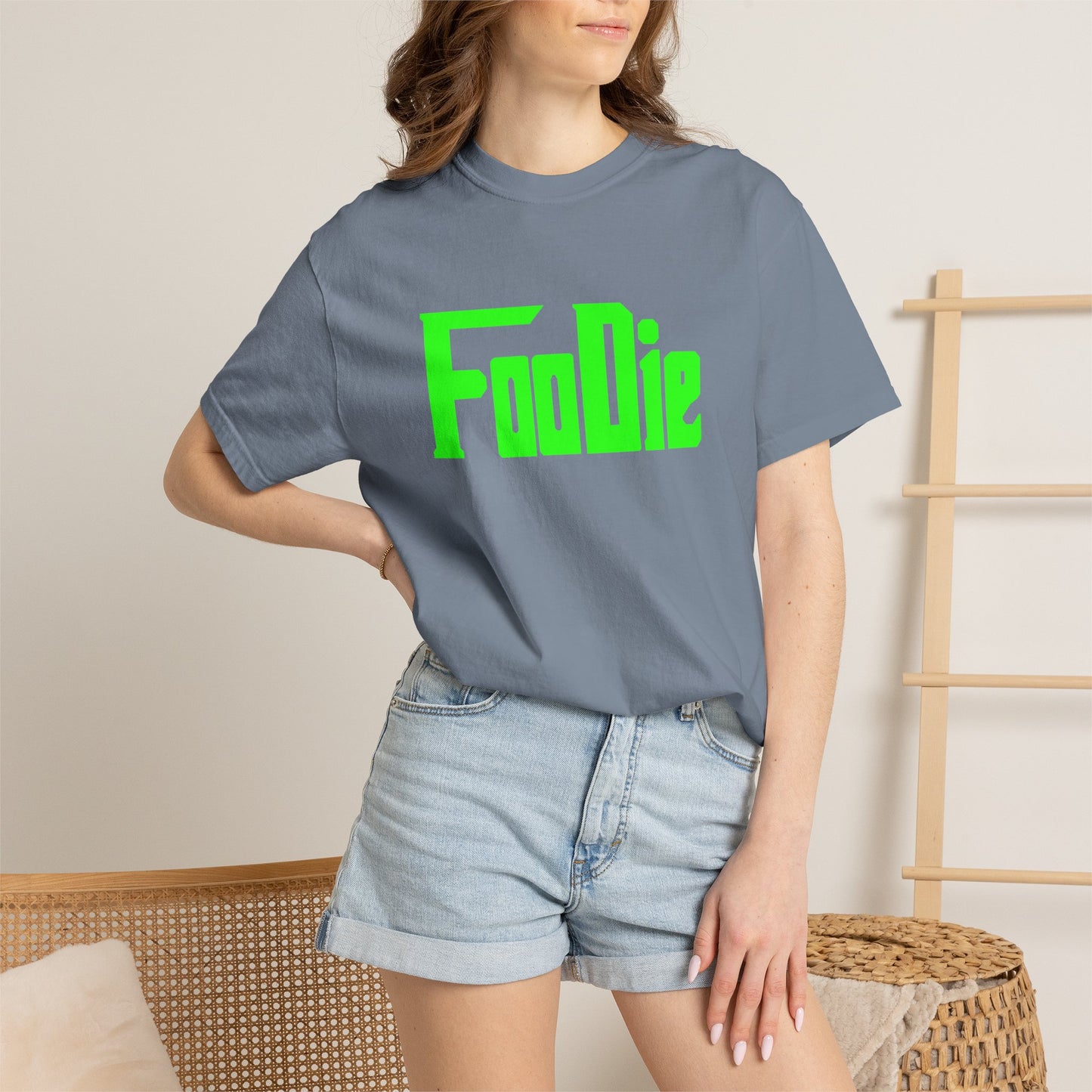 L.O.E.F Foodie Unisex Tee Shirt (Neon Green)