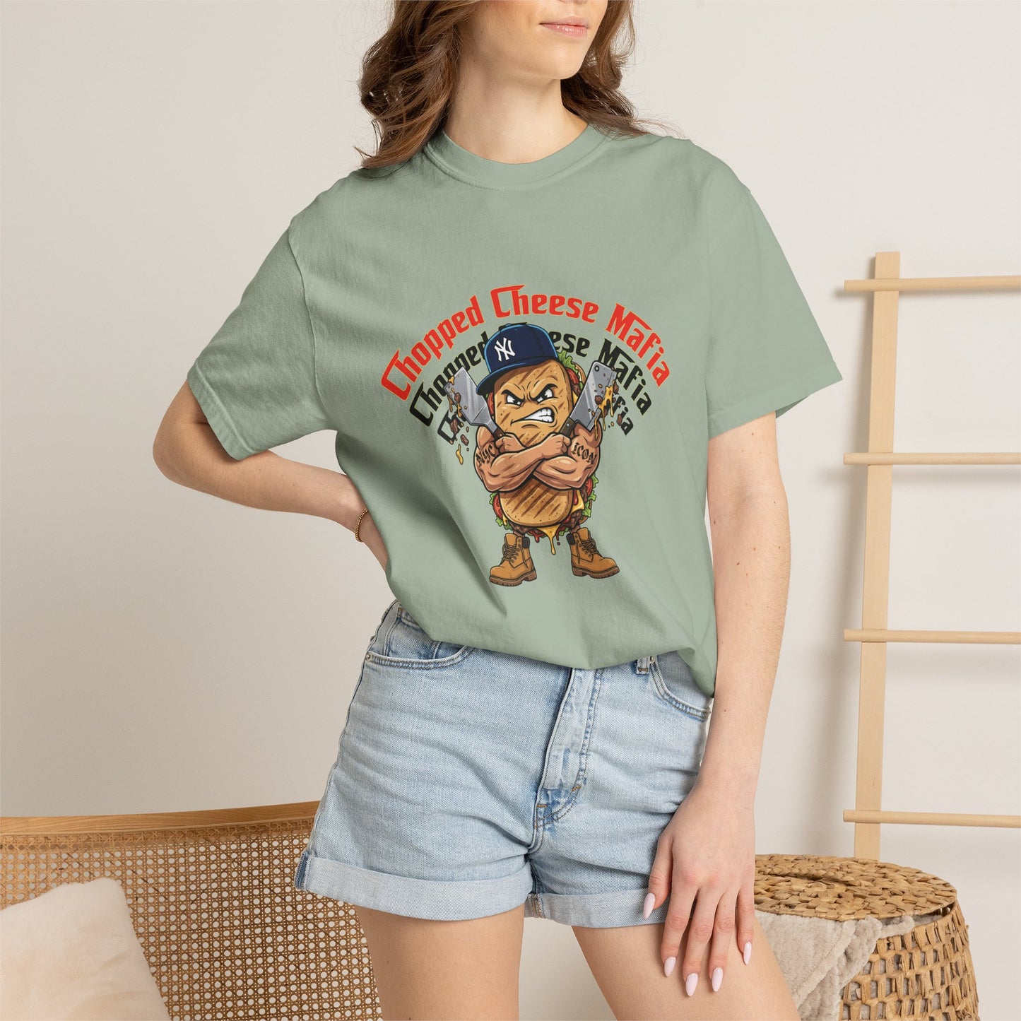 L.O.E.F Chopped Cheese Mafia Unisex Tee Shirt