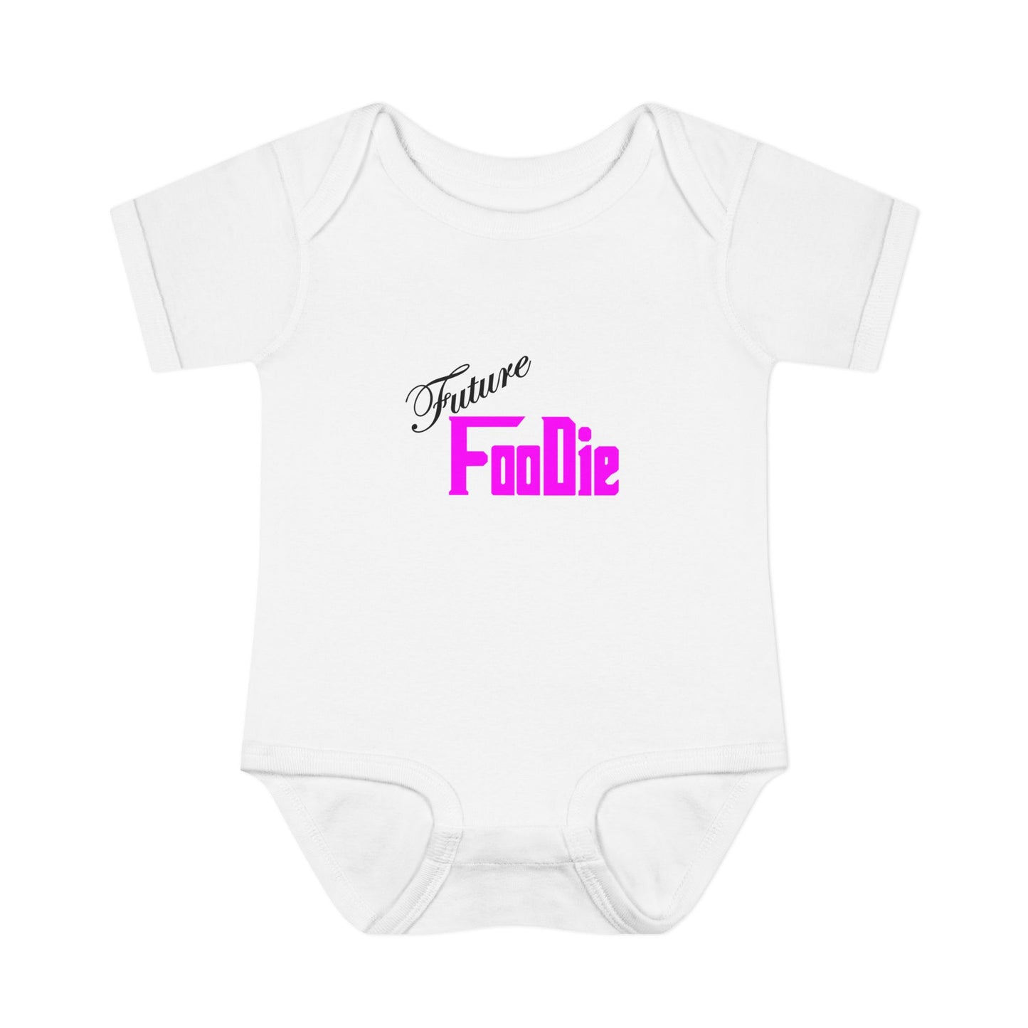 L.O.E.F Future Foodie Toddler Bodysuit (Fuchsia)