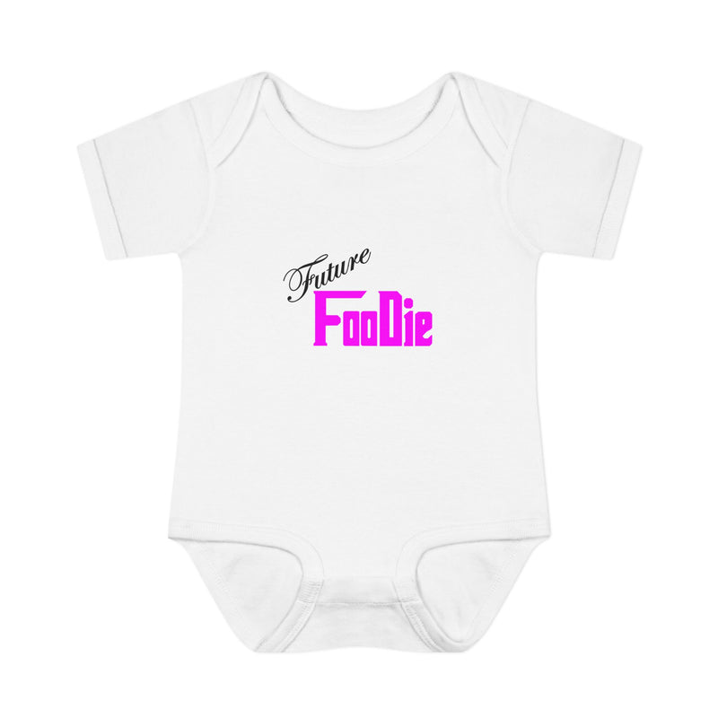 L.O.E.F Future Foodie Toddler Bodysuit (Fuchsia)