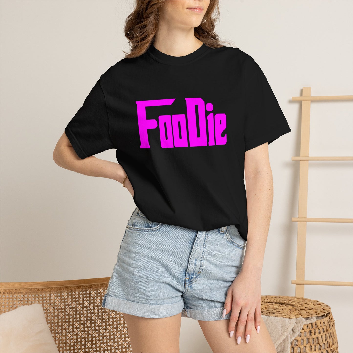 L.O.E.F Foodie Unisex Tee Shirt (Fuchsia)