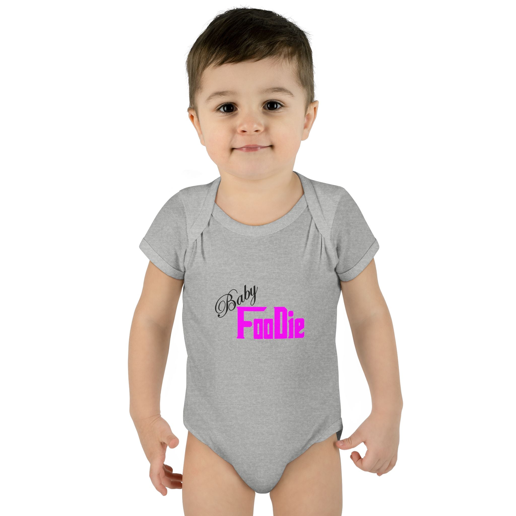 L.O.E.F Baby Foodie Toddler Bodysuit (Fuchsia)