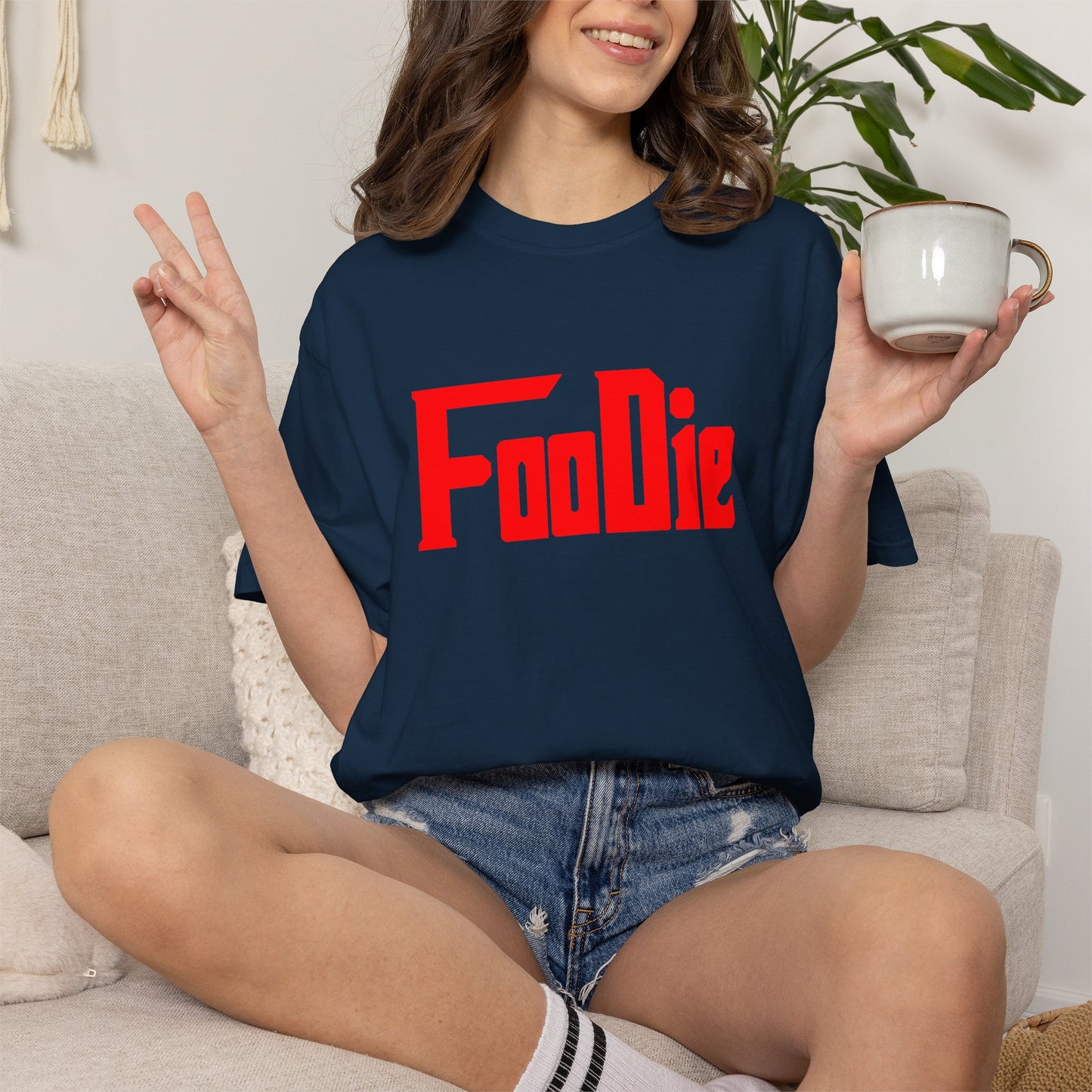 L.O.E.F Foodie Unisex Tee Shirt (Fiery Red)