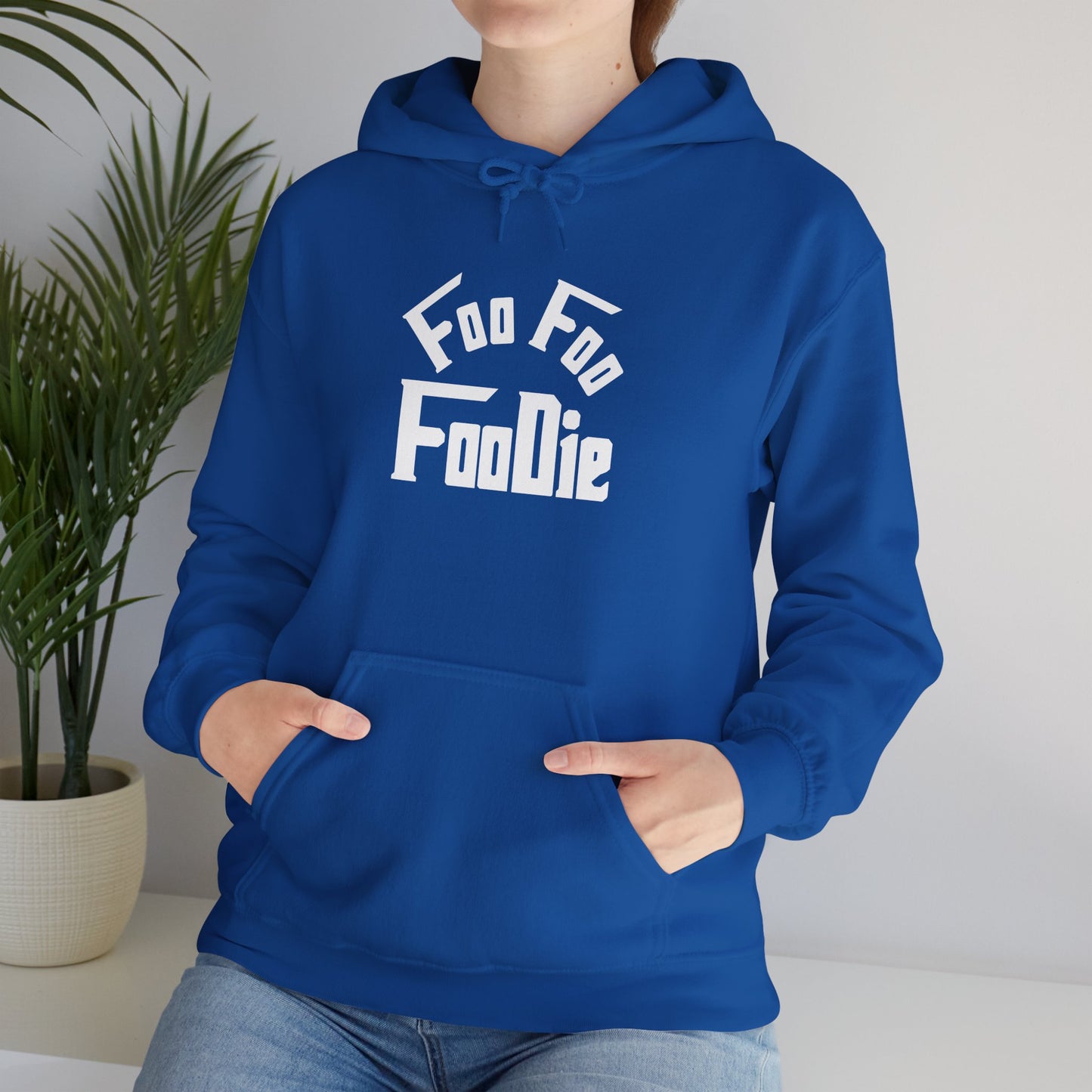 L.O.E.F Unisex Hooded Sweatshirt (White)
