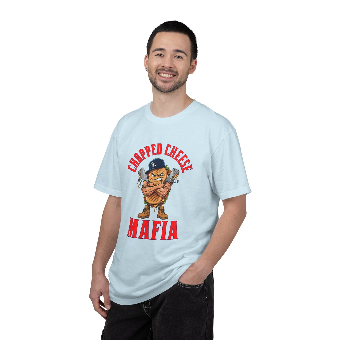 L.O.E.F Mafia Chopped Cheese Unisex Tee Shirt (Red)