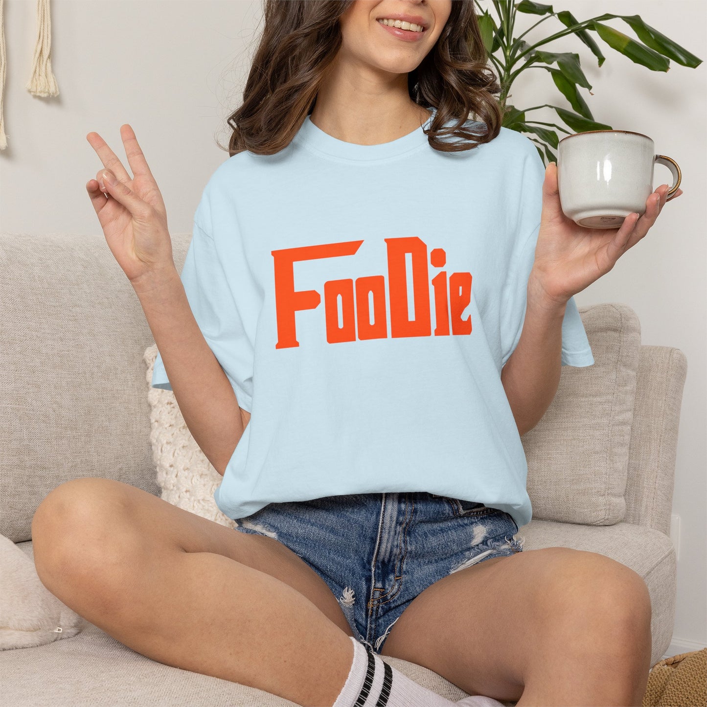 L.O.E.F Foodie Unisex Tee Shirt (Orange)