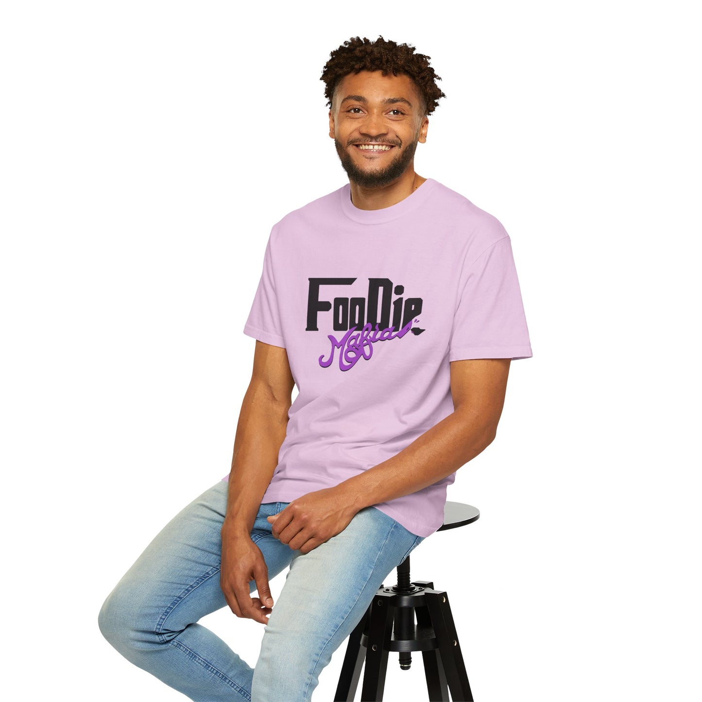 L.O.E.F Foodie Mafia Unisex Tee shirt (Bright Purple)