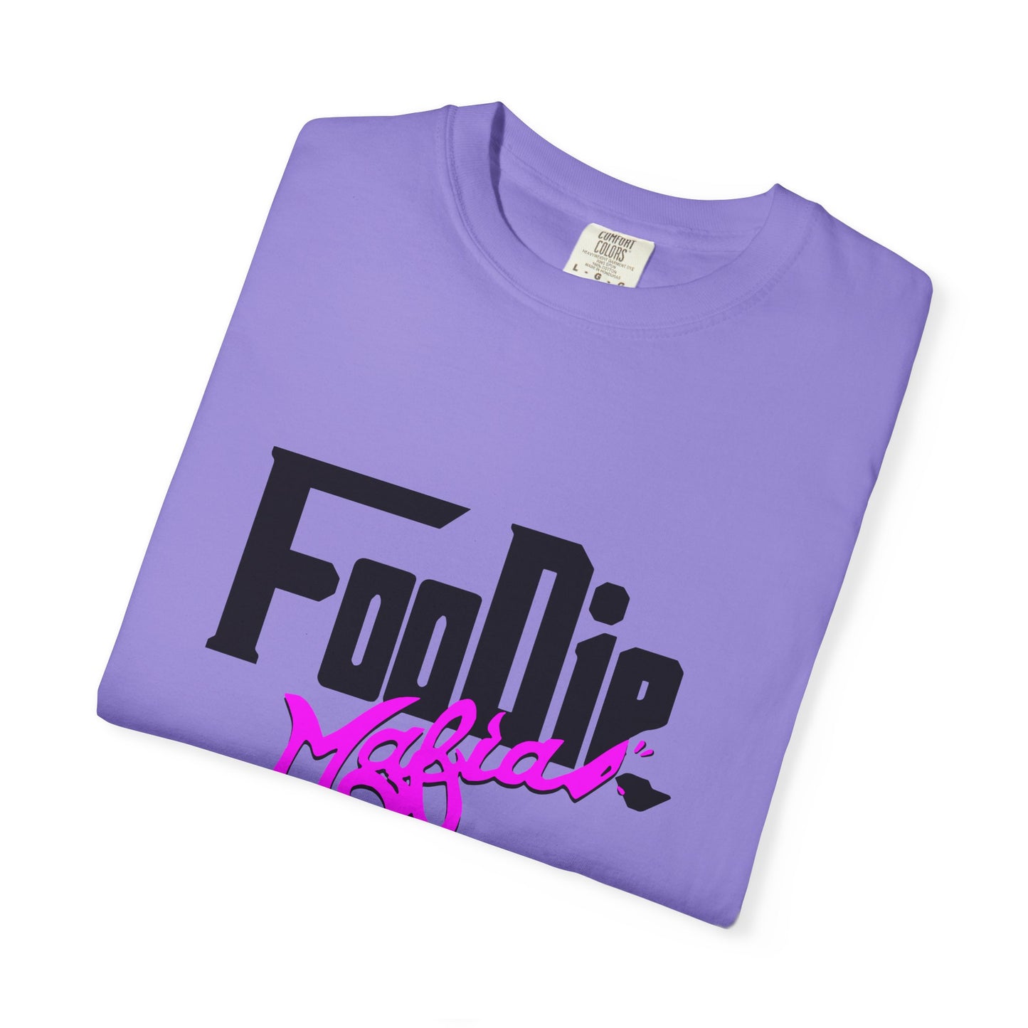 L.O.E.F Foodie Mafia Unisex Tee Shirt (Bright Purple)