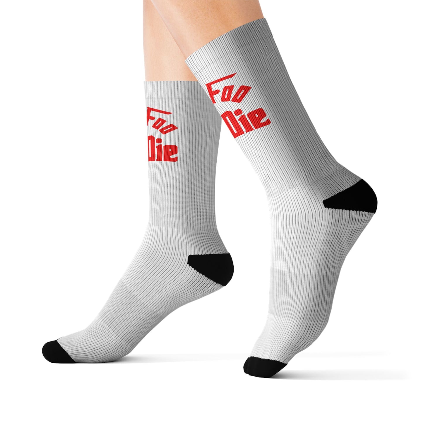 L.O.E.F Foo Foo Foodie Socks (Fiery Red)