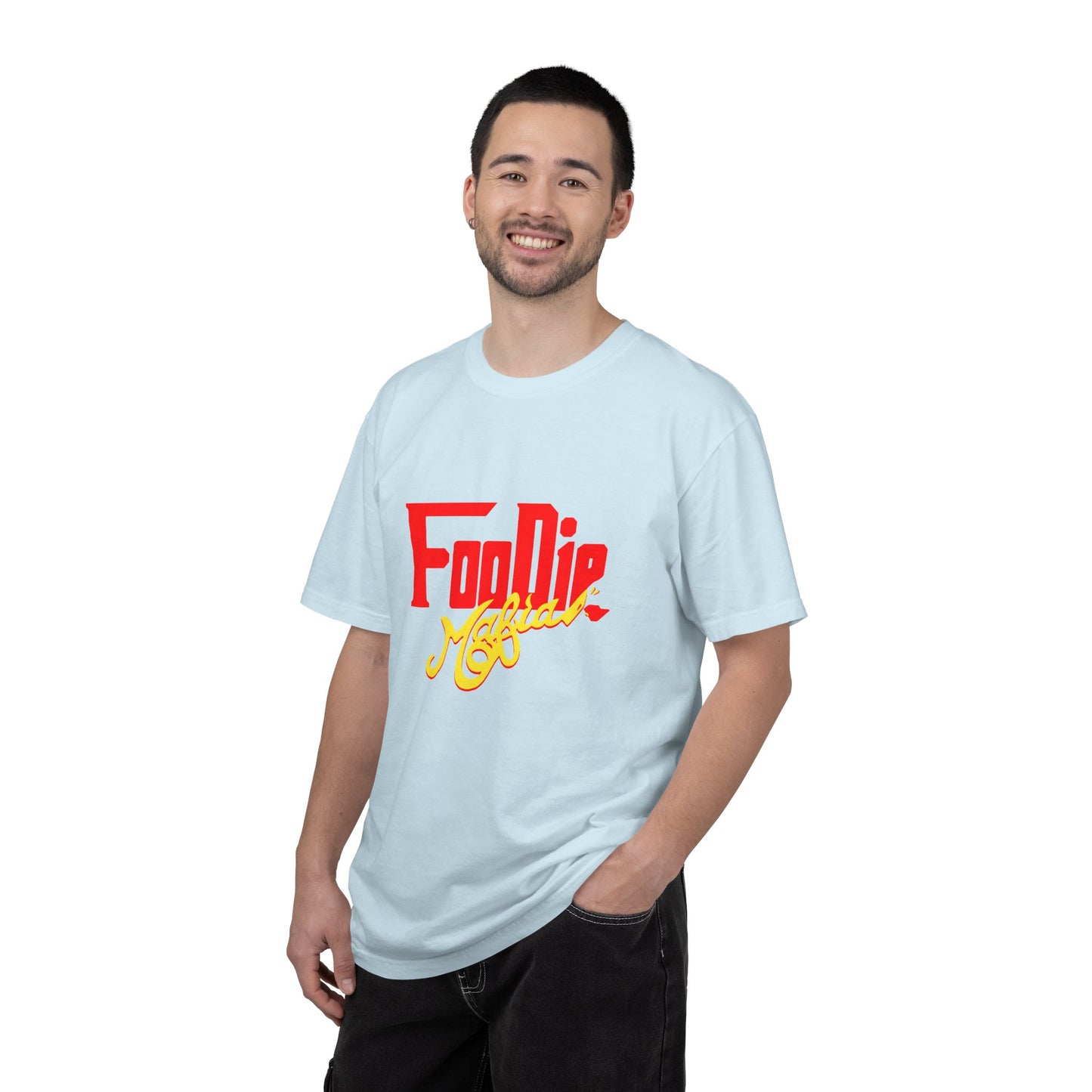 L.O.E.F Red Foodie Mafia Unisex Tee shirt (Bright Yellow)