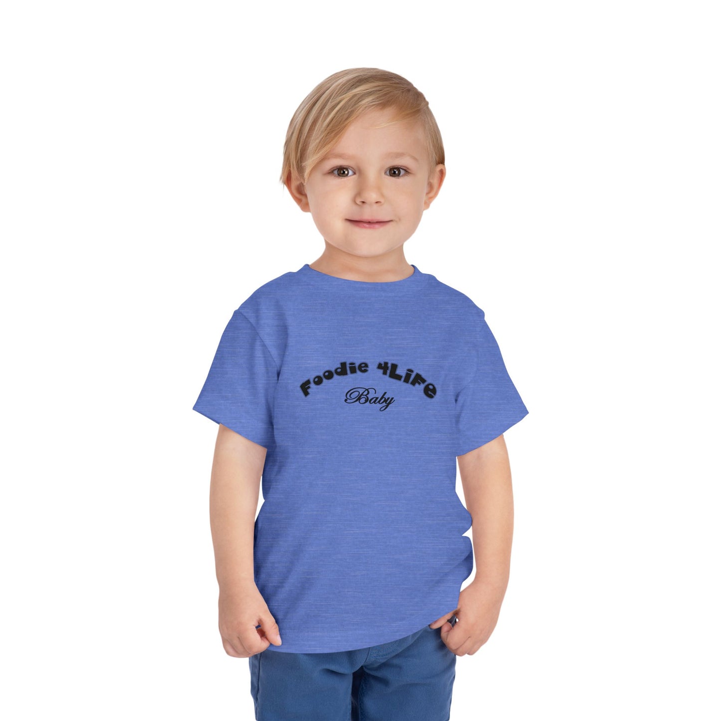 L.O.E.F Foodie 4Life Baby Tee Shirt  (Black)