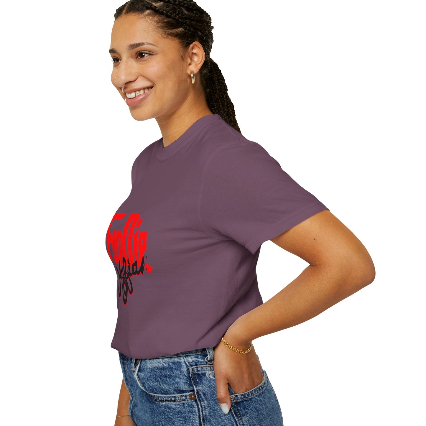 L.O.E.F Red Foodie Mafia Unisex Tee shirt (Black)