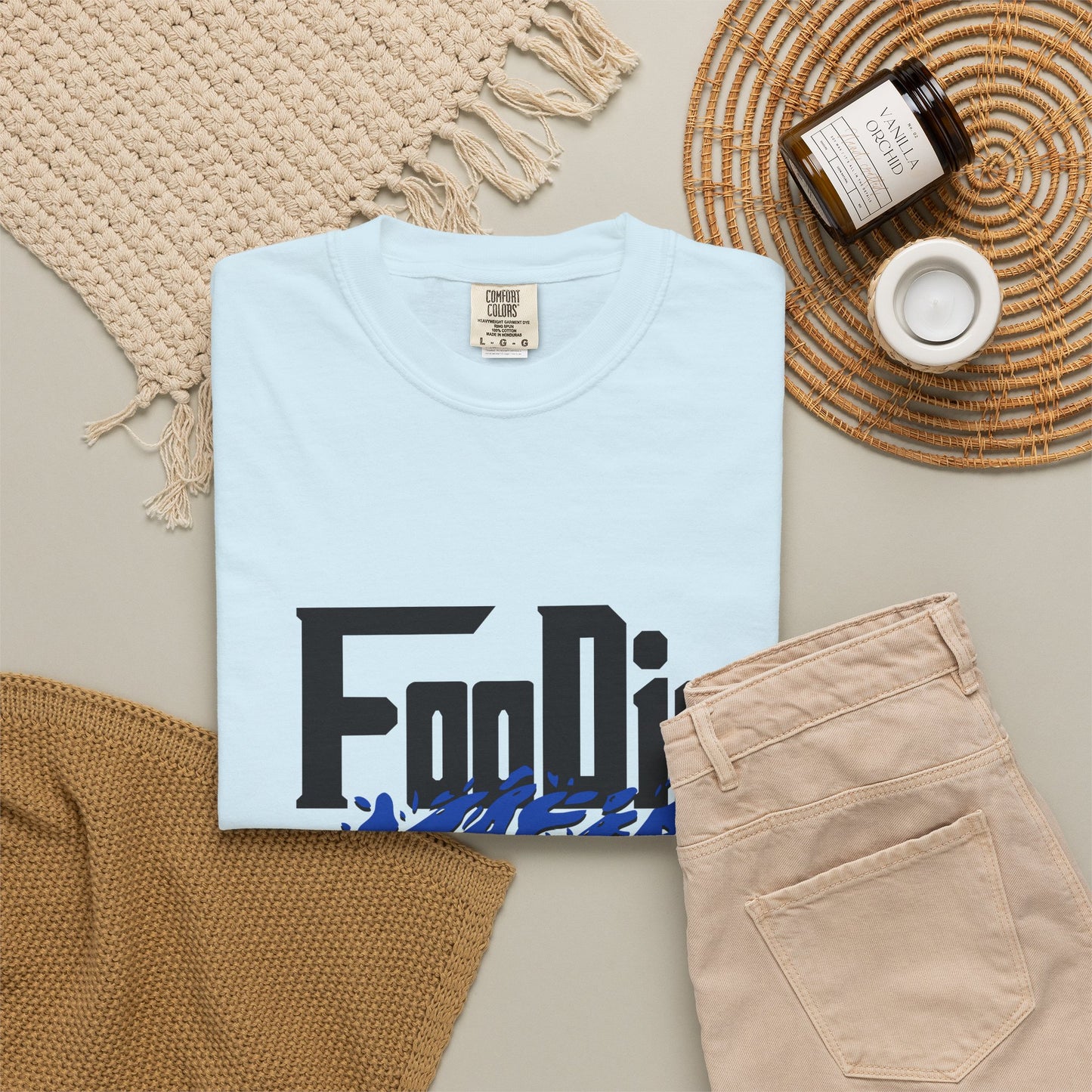 L.O.E.F Foodie Mafia Tee Shirt (Cobalt Blue)