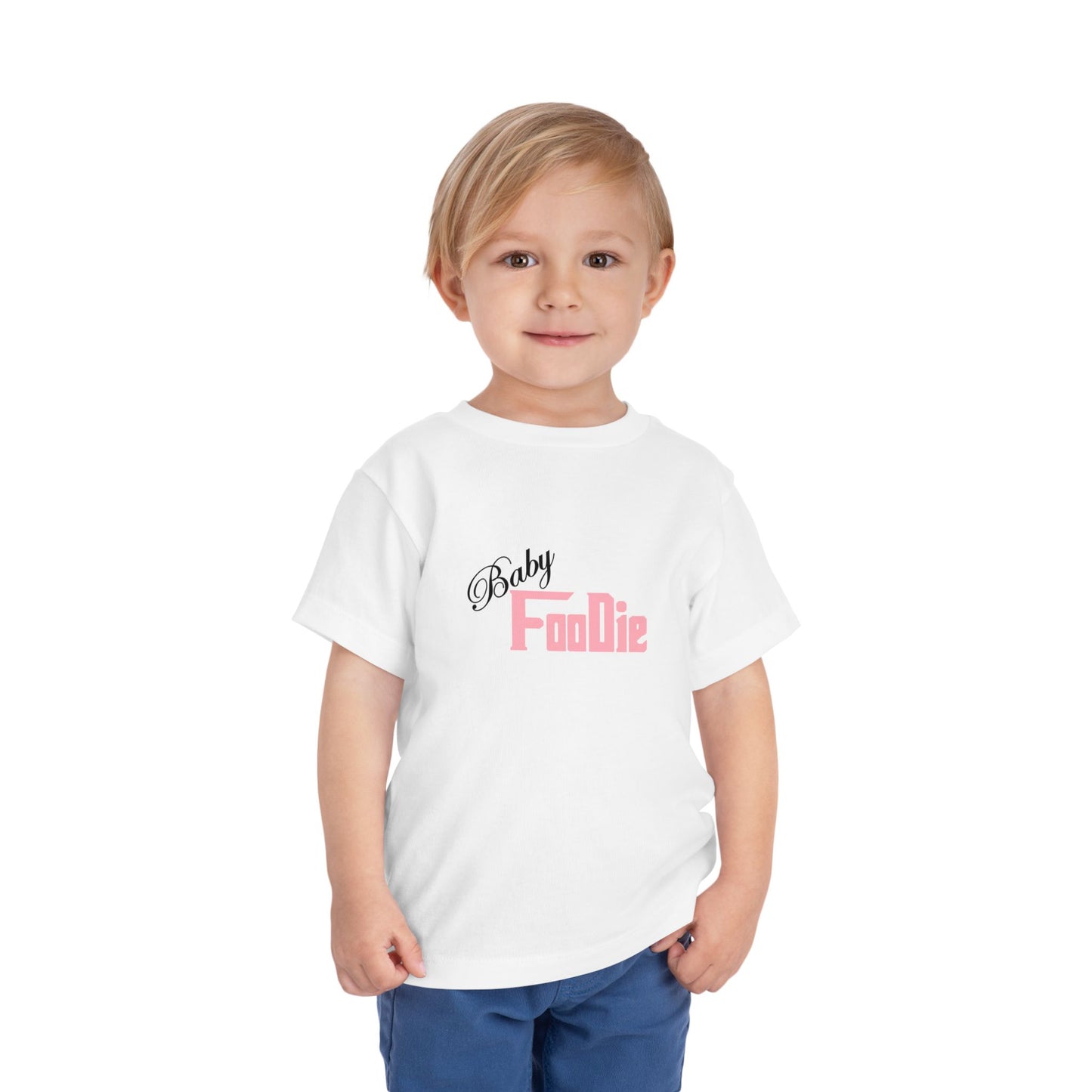 L.O.E.F Baby Foodie Toddler Tee Shirt (Soft Pink)