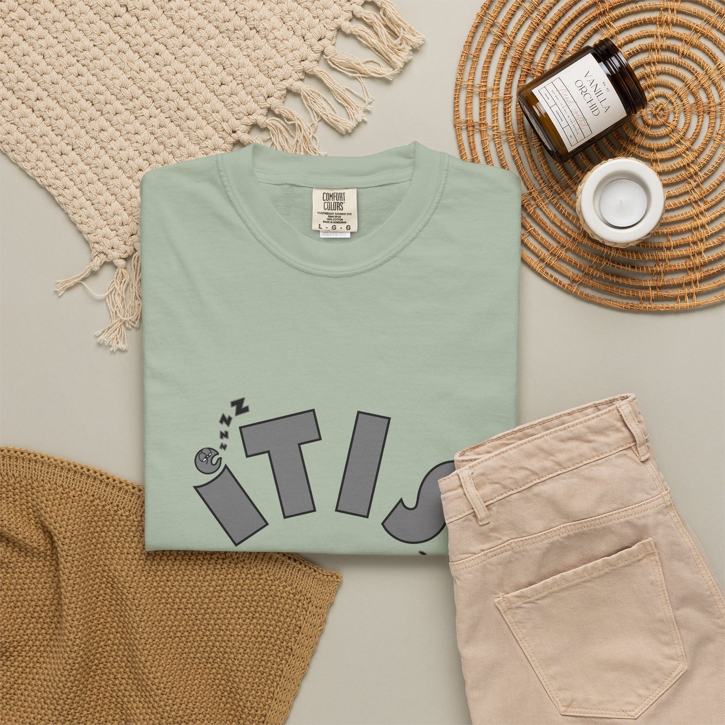 L.O.E.F ITIS Unisex Tee shirt (Gray)