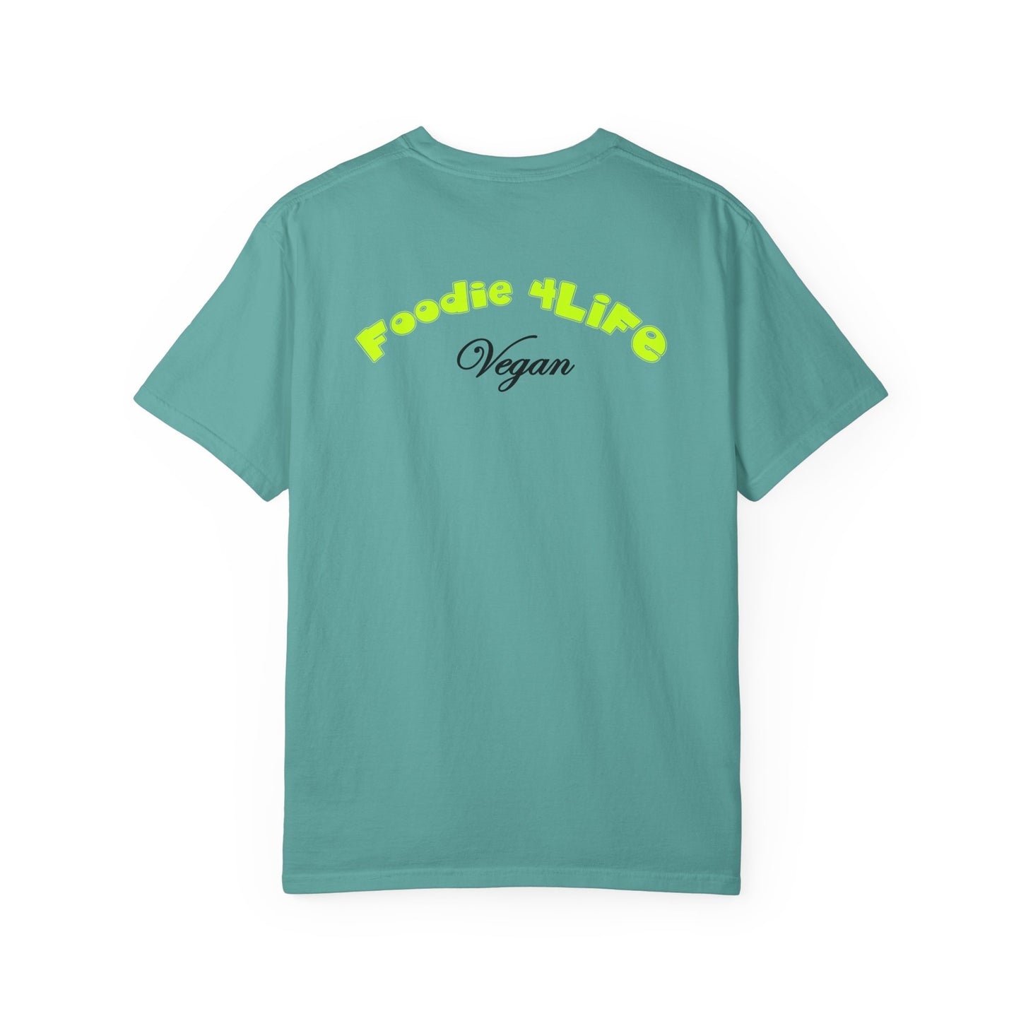 L.O.E.F Foodie 4Life Vegan Unisex Tee Shirt (Neon Yellow)