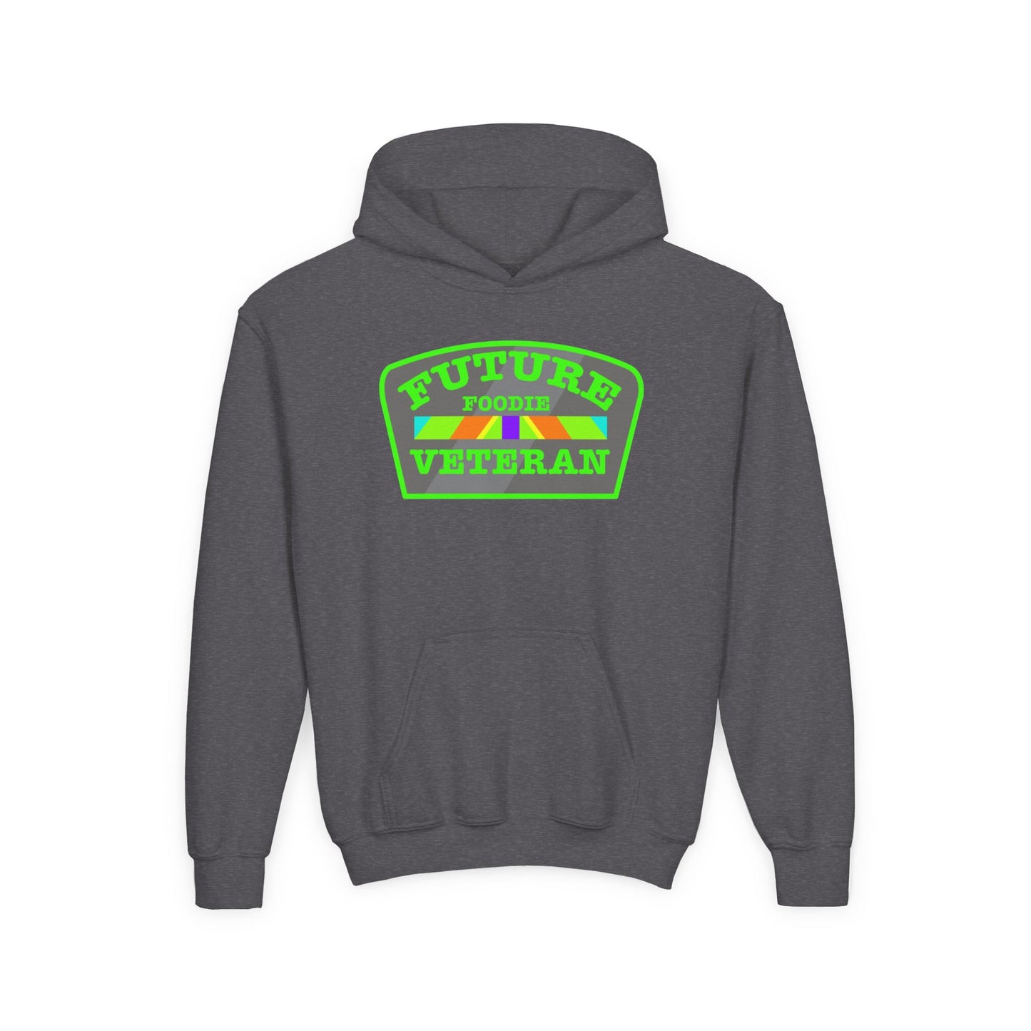 L.O.E.F Future Foodie Veteran Kids Hoodie (Neon Green)