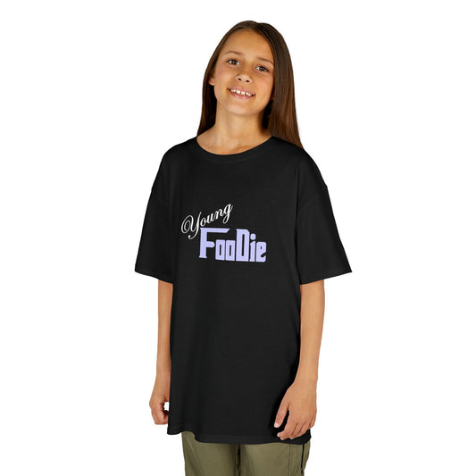 L.O.E.F White Young Foodie Kids Tee Shirt (Lavender)